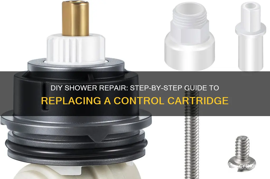 how to replace a shower control cartridge