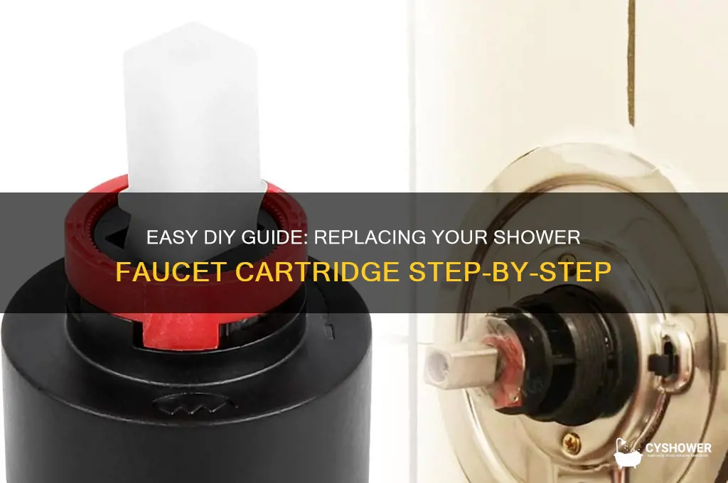 how to replace a shower faucet cartridge