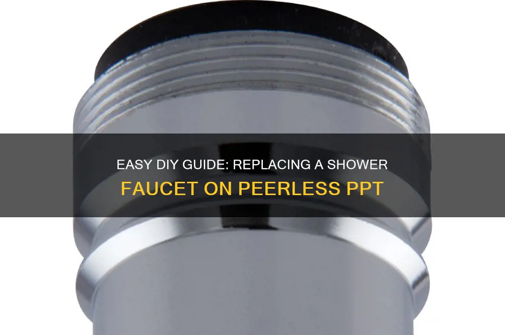 how to replace a shower faucet on a peerless ppt