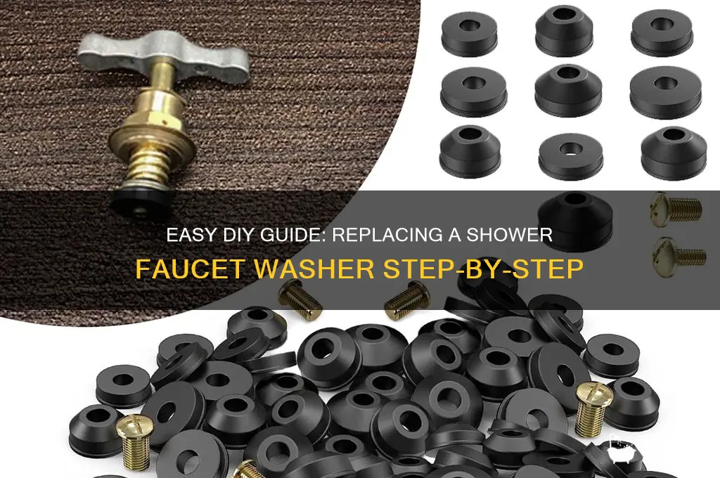how to replace a shower faucet washer