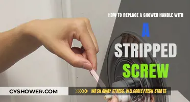 Fixing a Stripped Screw: Easy Shower Handle Replacement Guide