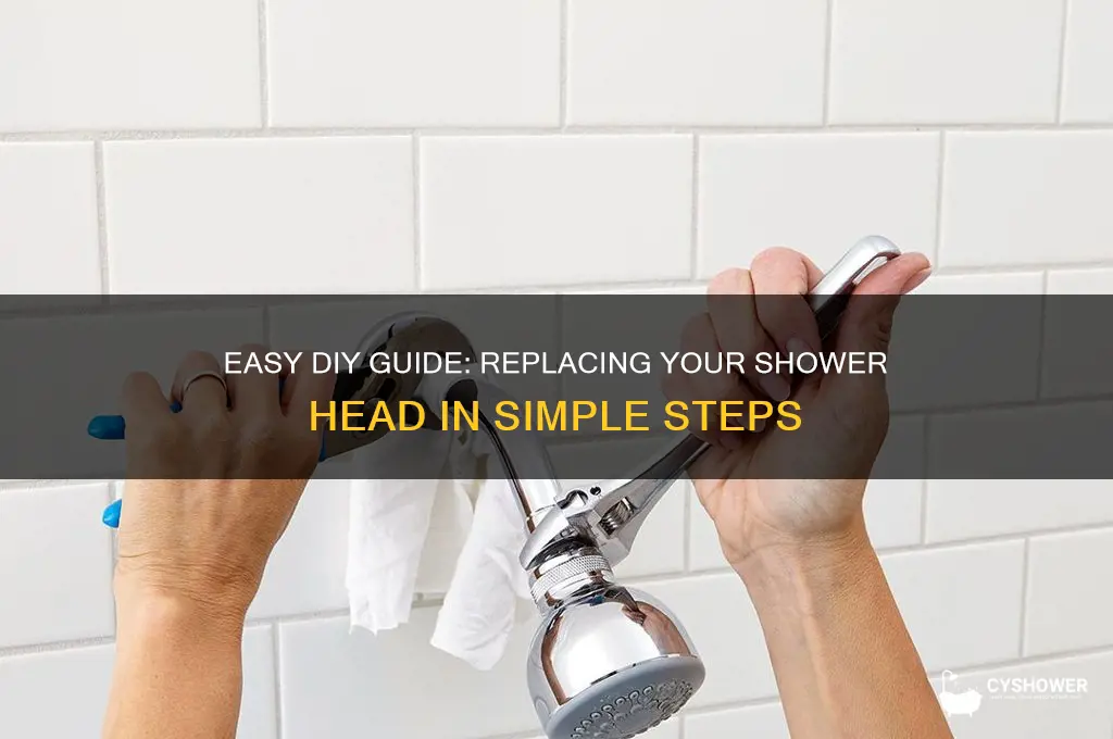 how to replace a shower head and