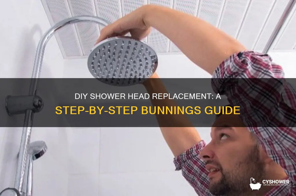 how to replace a shower head bunnings