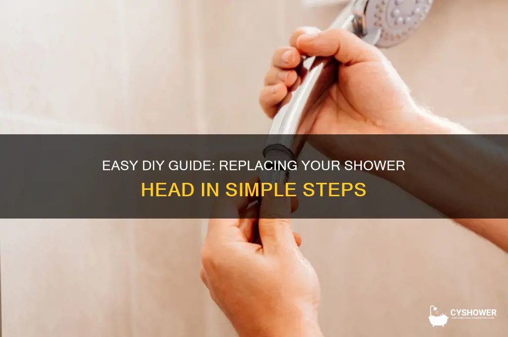 how to replace a shower heard