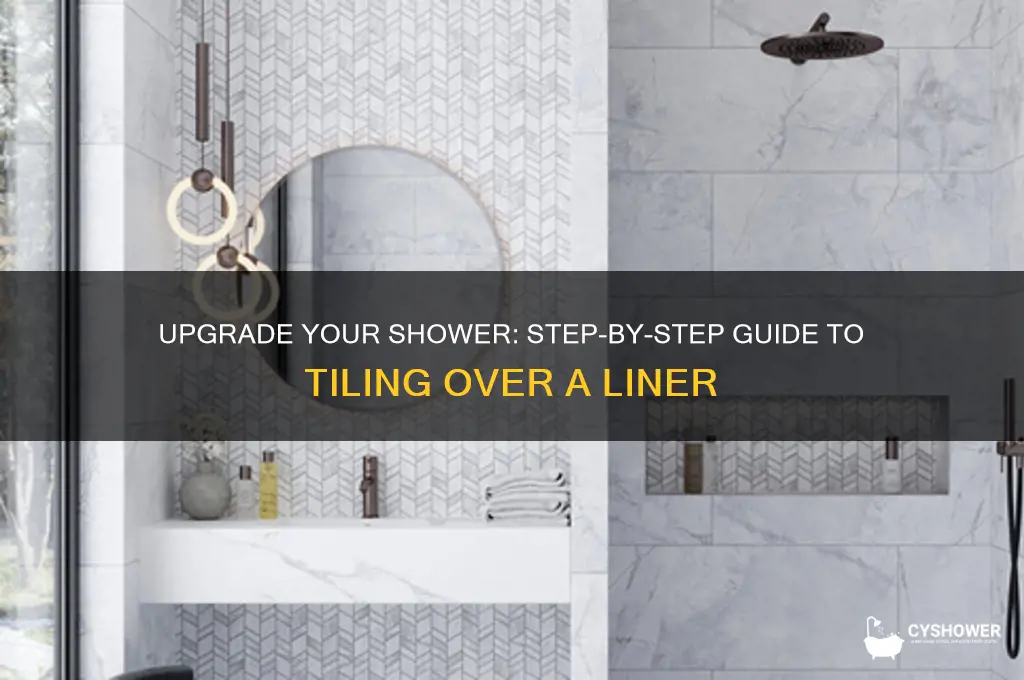 how to replace a shower liner with tile