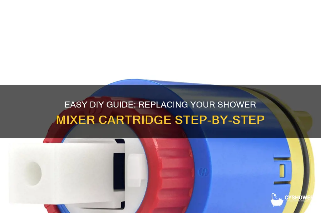 how to replace a shower mixer cartridge