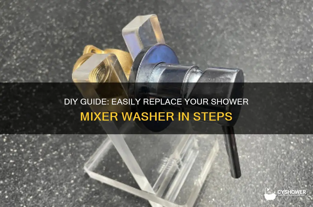 how to replace a shower mixer washer