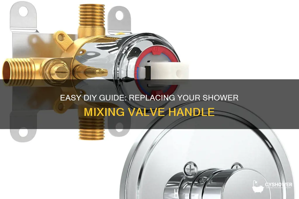 how to replace a shower mixing valve handle