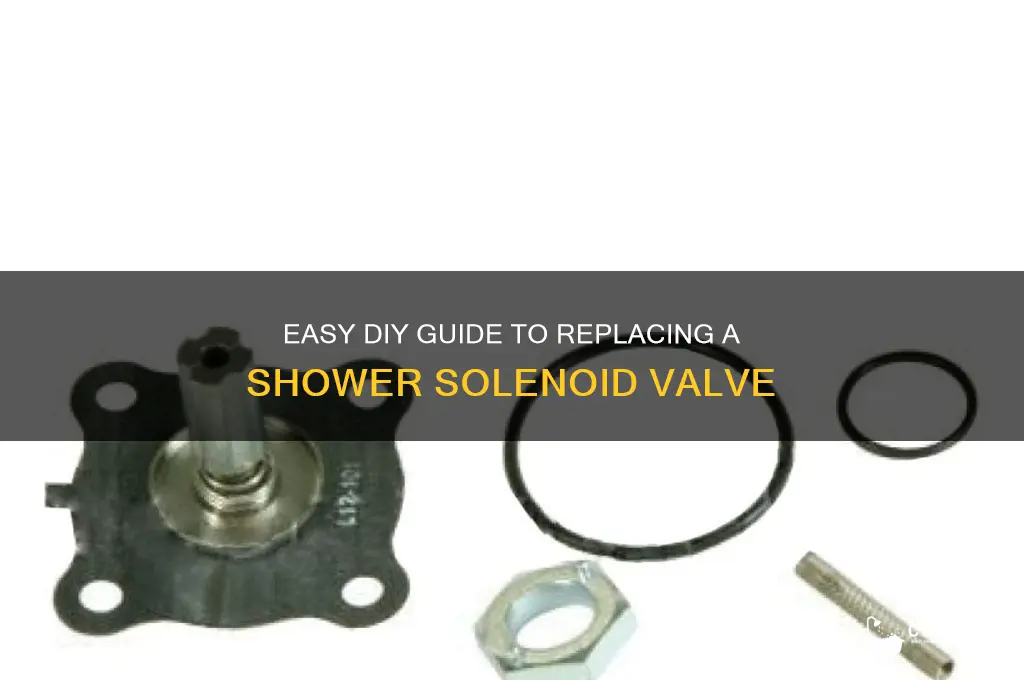 how to replace a shower solenoid valve