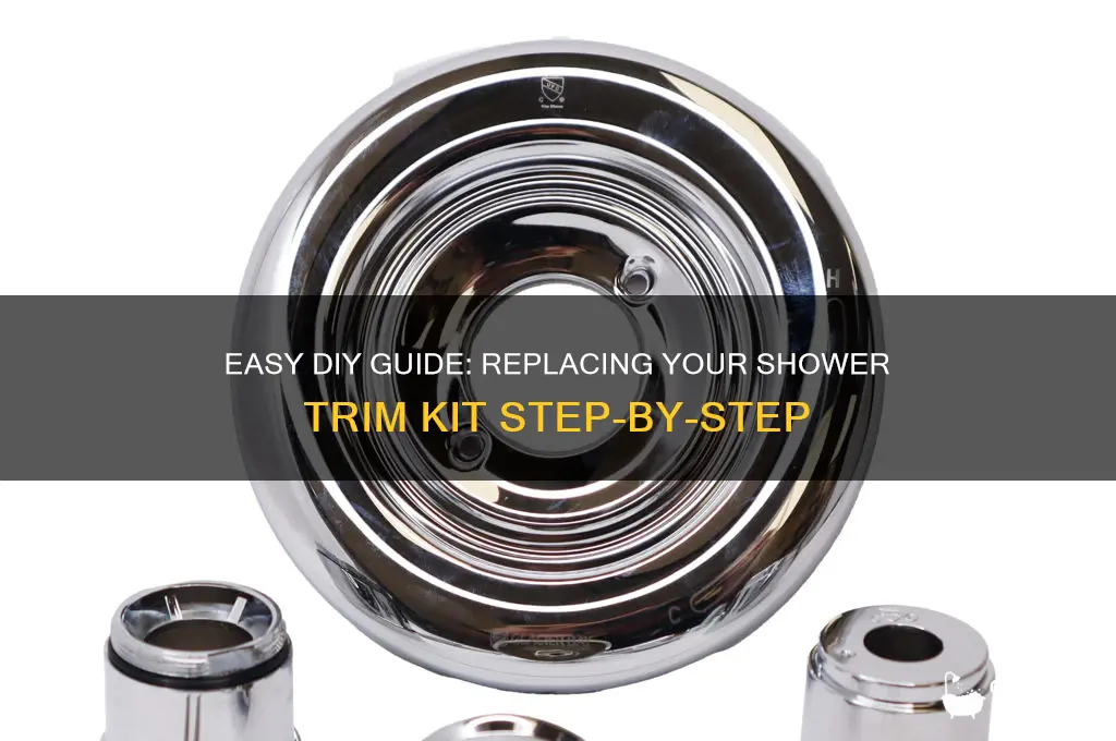 how to replace a shower trim kit