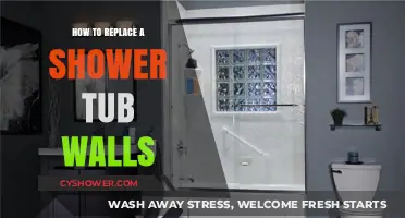DIY Guide: Replacing Shower Tub Walls for a Fresh Bathroom Look