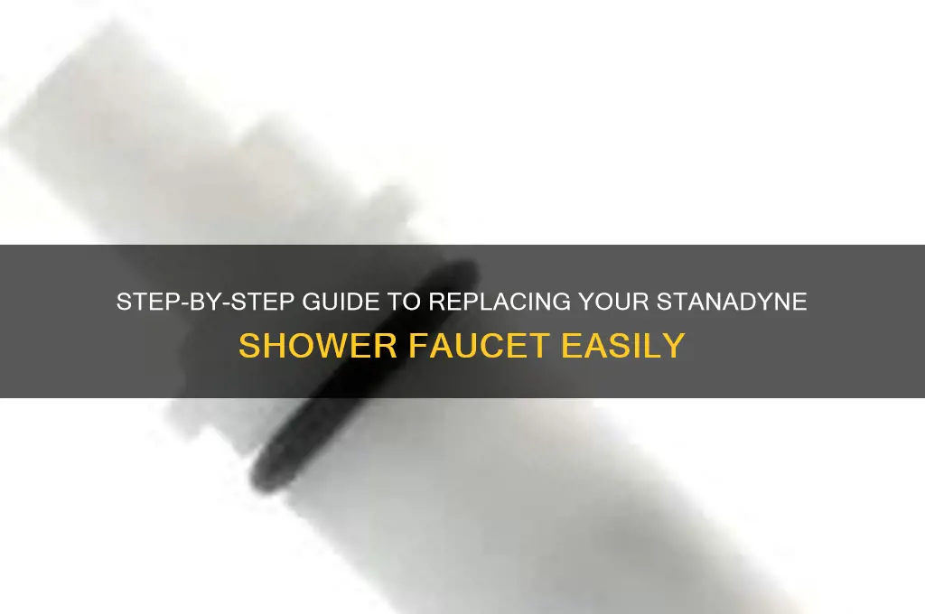how to replace a stanadyne shower faucet