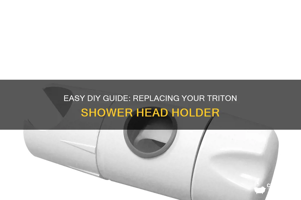 how to replace a triton shower head holder