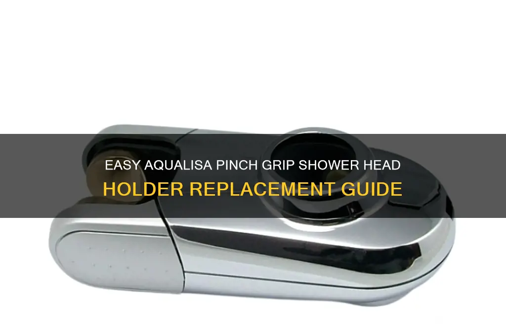 how to replace an aqualisa pinch grip shower head holder