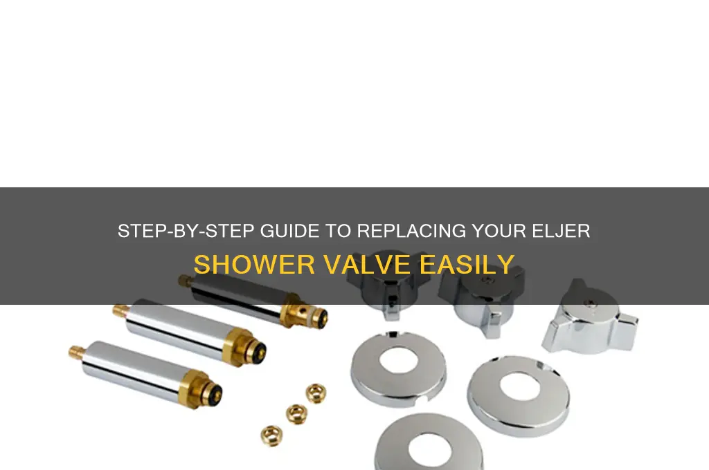 how to replace an eljer shower valve