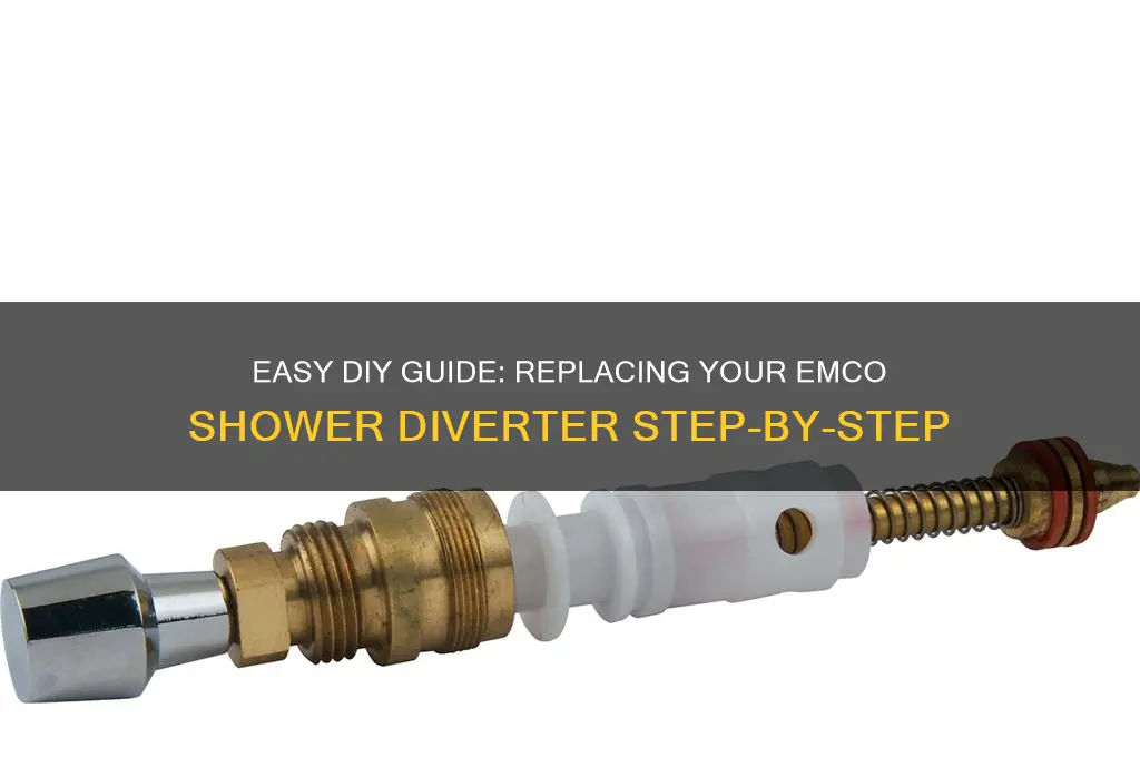 how to replace an emco shower diverter