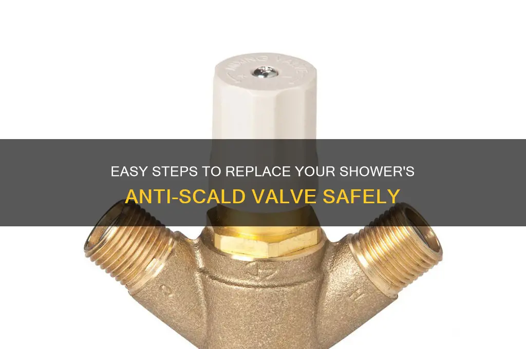 how to replace anti scald valve in shower