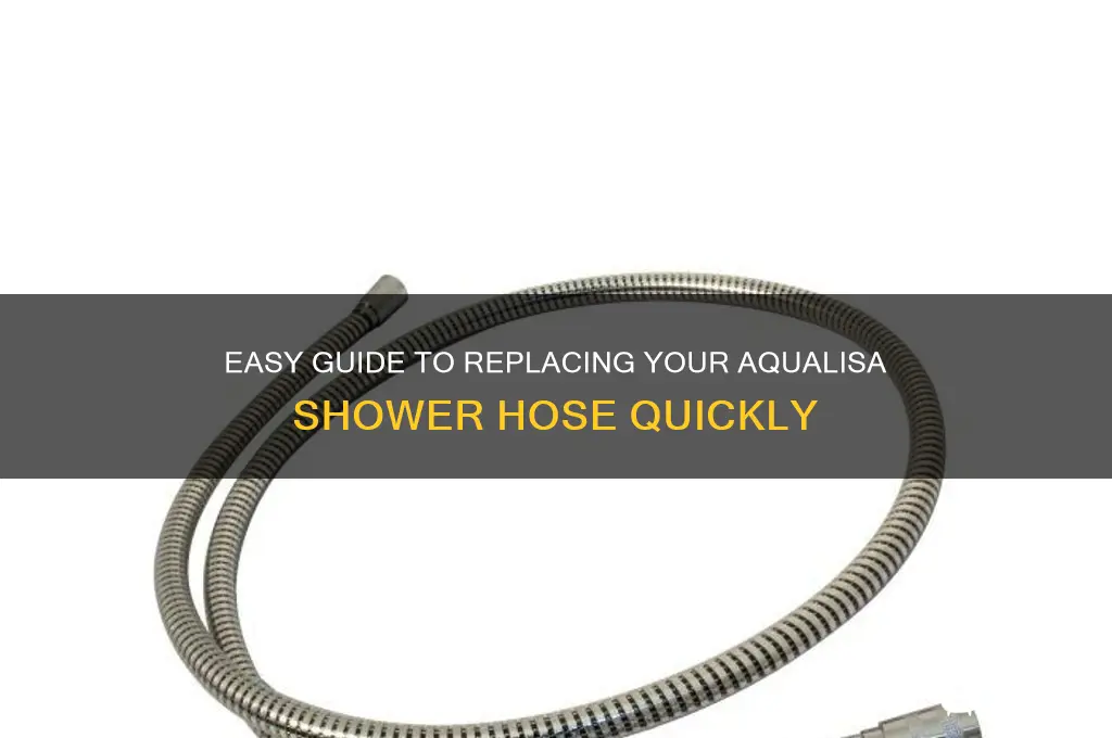 how to replace aqualisa shower hose