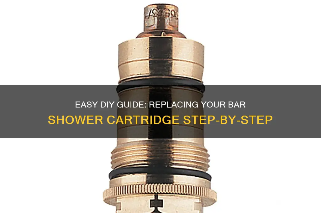 how to replace bar shower cartridge