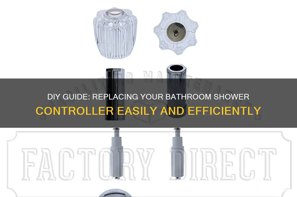 how to replace bathroom shower controller