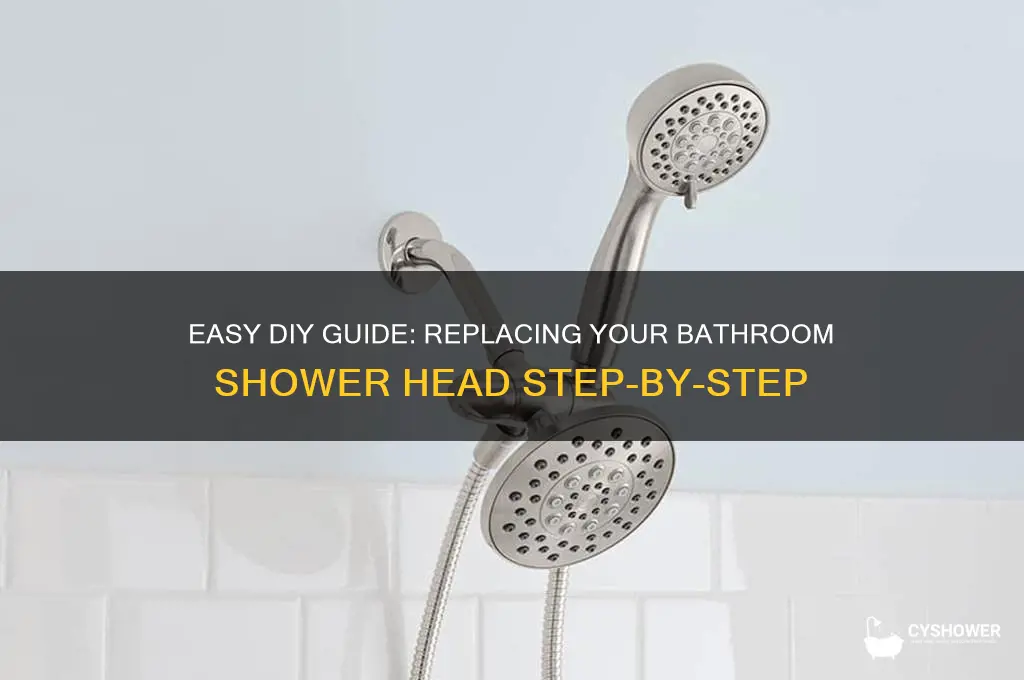 how to replace bathroom shower hed