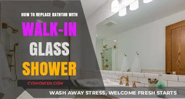 Upgrade Your Bathroom: Replace Bathtub with Walk-In Glass Shower Guide