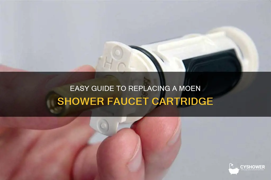 how to replace cartridge in moen shower faucet