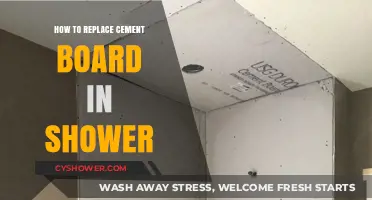 Step-by-Step Guide to Replacing Cement Board in Your Shower