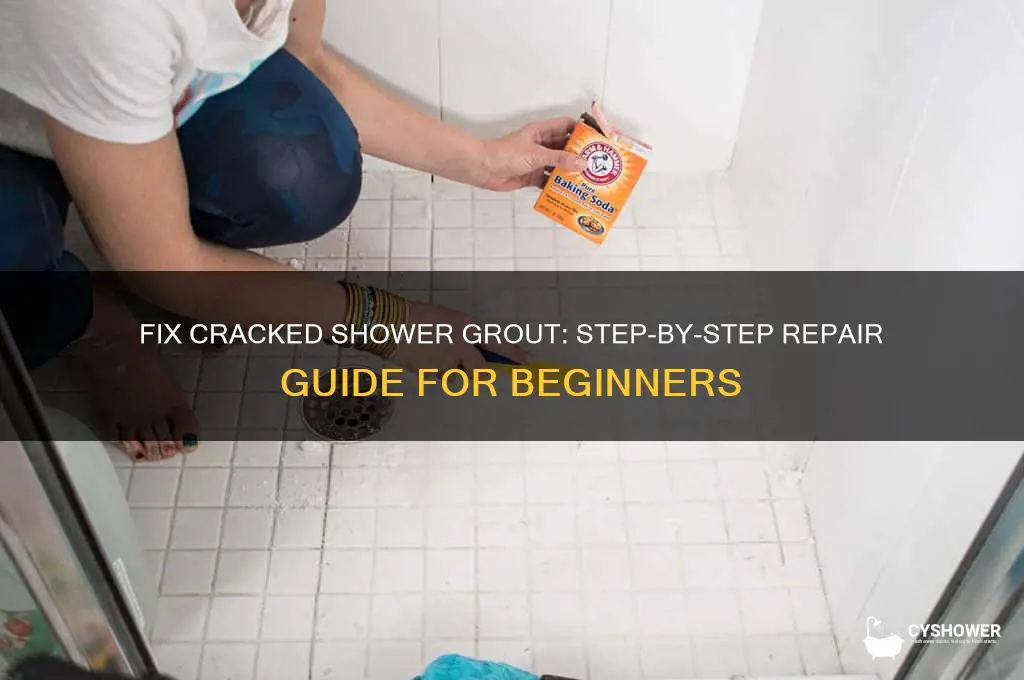 how to replace cracked grout in shower