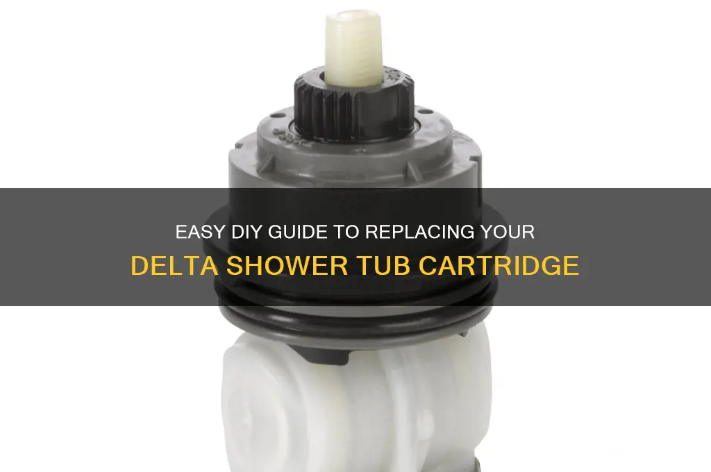how to replace delta shower tub catridge