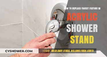 Easy DIY Guide: Replacing Faucet Fixtures in Acrylic Shower Stands