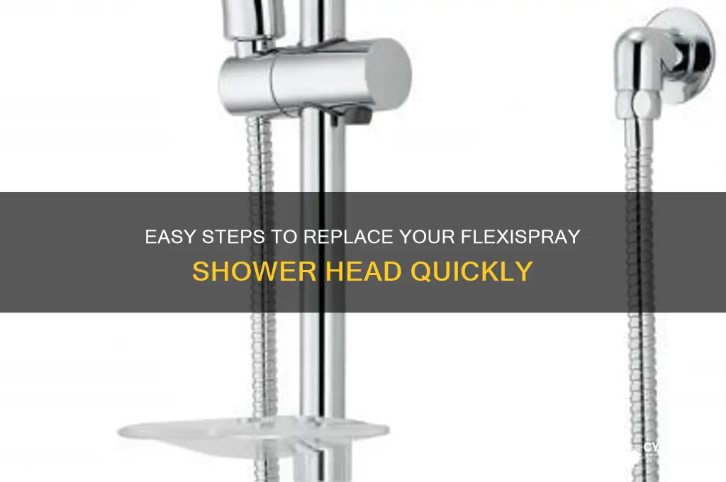 how to replace flexispray shower head