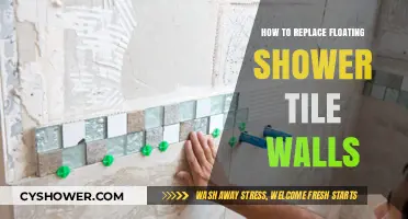 DIY Guide: Replacing Floating Shower Tile Walls Step-by-Step