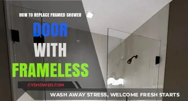 Upgrade Your Bathroom: Replace Framed Shower Door with Frameless Guide
