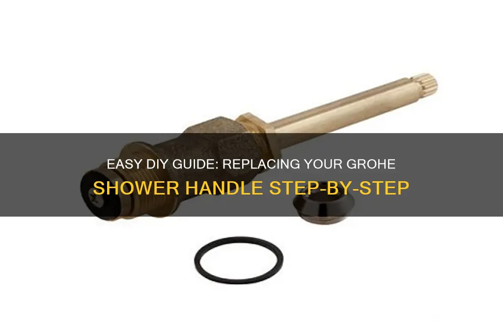 how to replace grohe shower handle