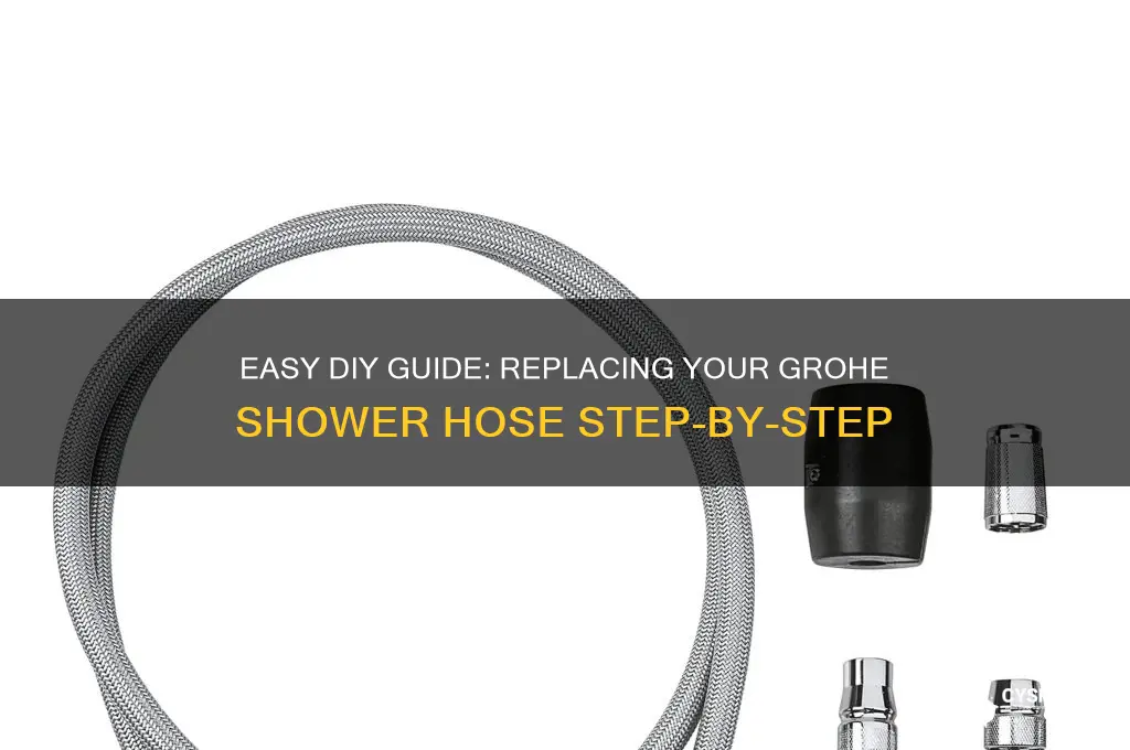 how to replace grohe shower hose