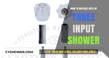 DIY Guide: Replacing the Internal Components of a Three-Input Shower