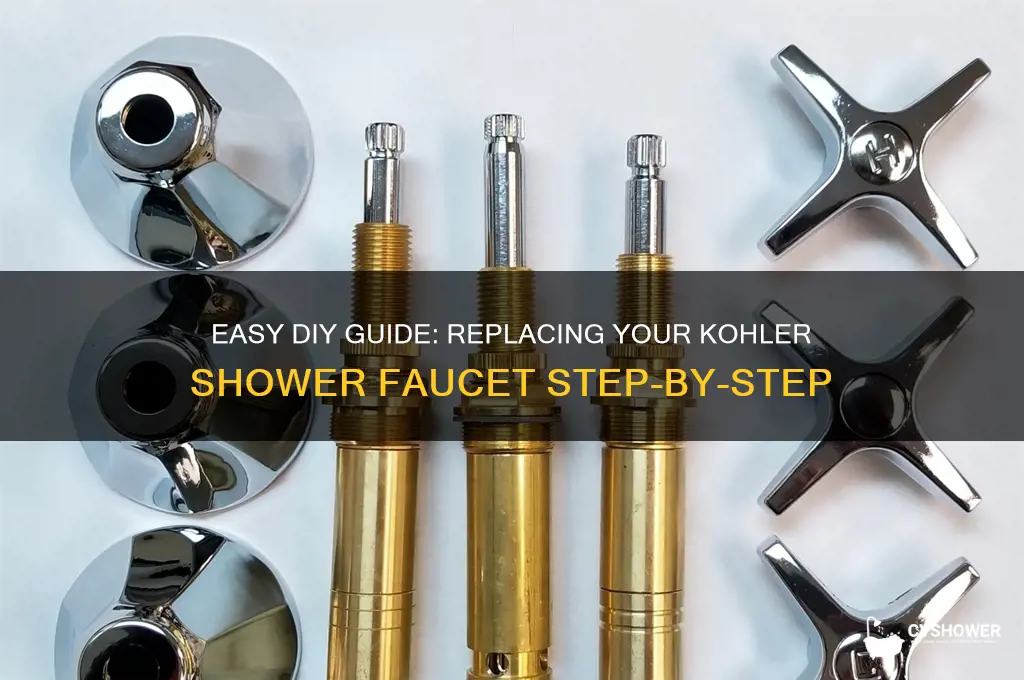 how to replace kohler shower faucet