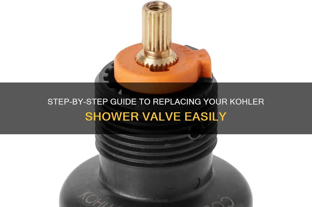 how to replace kohler shower valve