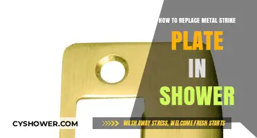 Easy DIY Guide: Replacing a Metal Strike Plate in Your Shower