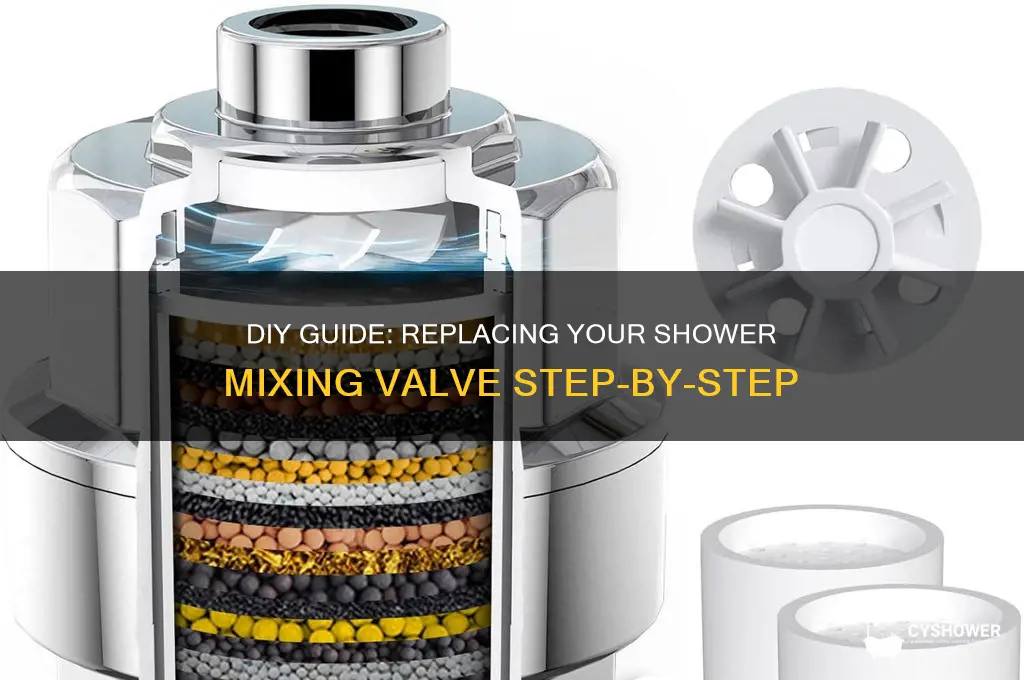 how to replace mixing valve shower