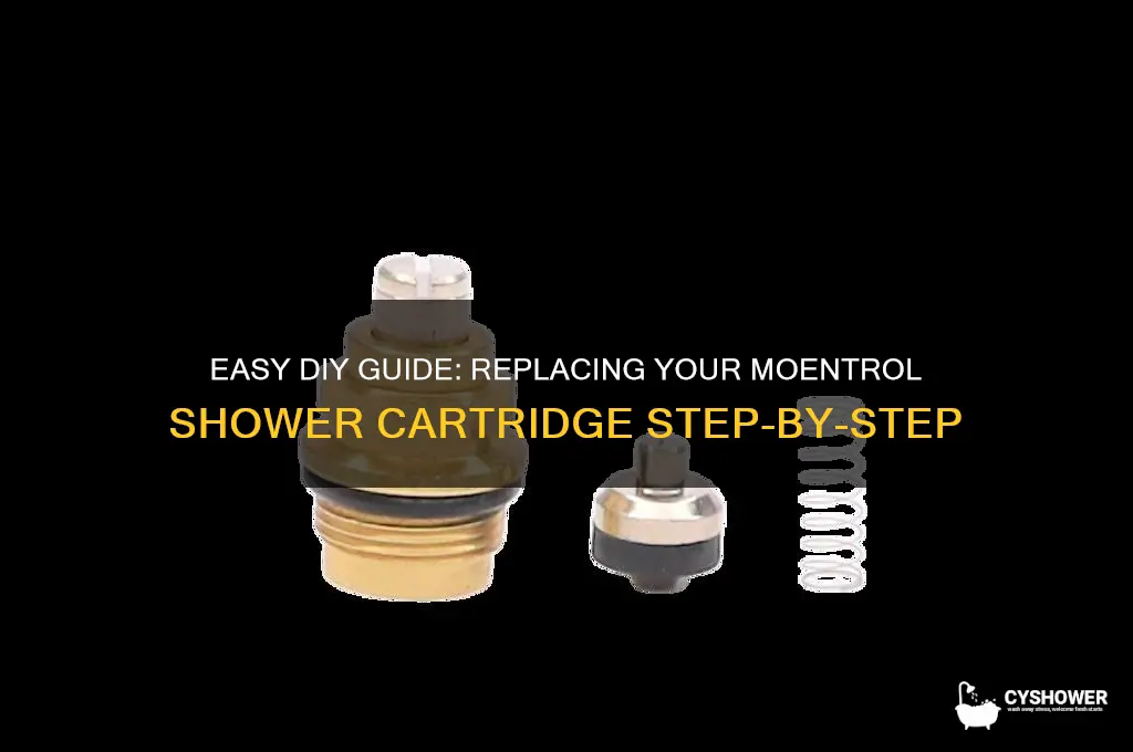 how to replace moentrol shower cartridge