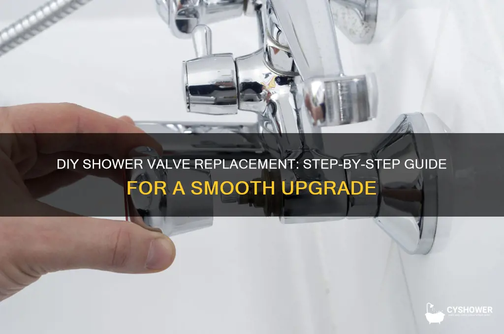 how to replace my shower valve