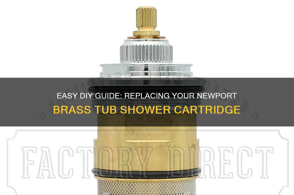 how to replace newport brass tub shower cartridge