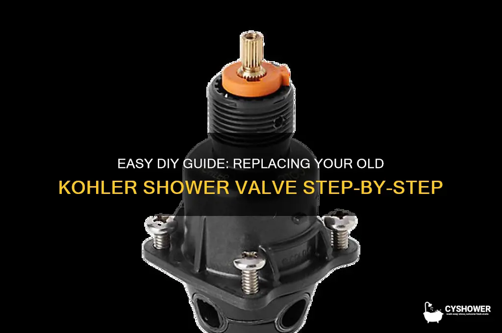 how to replace old kohler shower valve