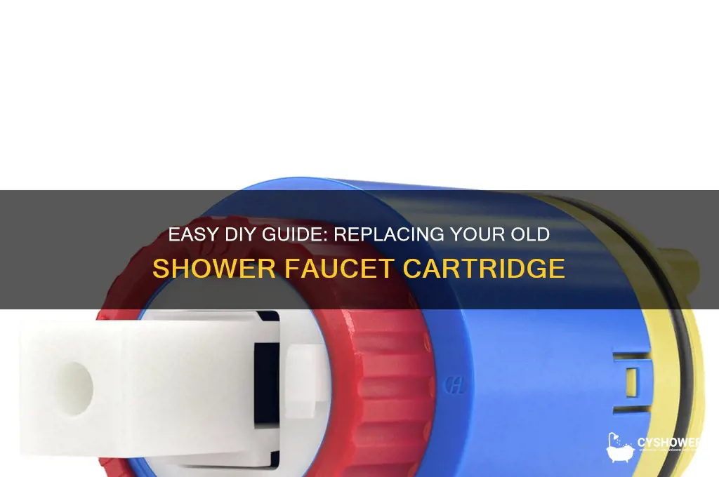 how to replace old shower faucet cartridge