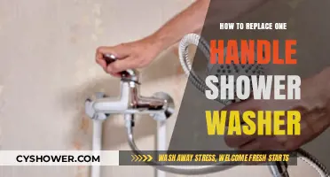 Easy DIY Guide: Replacing a Single-Handle Shower Washer