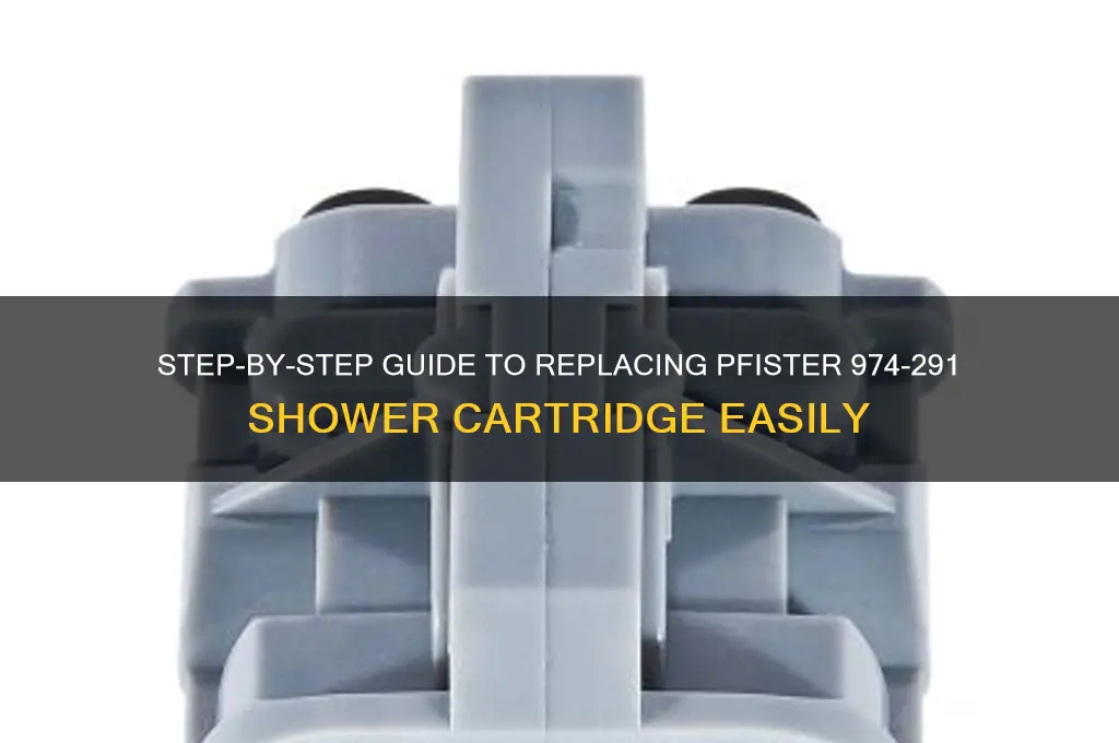 how to replace pfister shower cartridge 974-291
