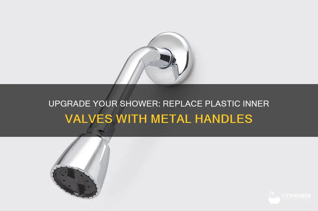 how to replace plastic inner valves for metal shower handle