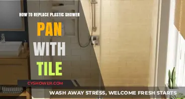 Upgrade Your Bathroom: Replace Plastic Shower Pan with Tile Easily